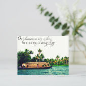 Carte postale avec devis (Debout devant)