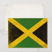 Carte postale avec Dirty Flag de Jamaïque (Devant / Derrière)