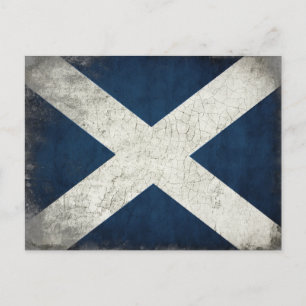 Carte postale avec Dirty Scottish Flag
