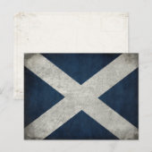 Carte postale avec Dirty Scottish Flag (Devant / Derrière)