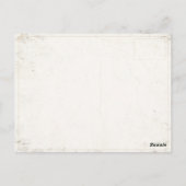 Carte postale avec Dirty Vintage Drapeau d'Italie (Dos)