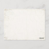 Carte postale avec drapeau d'Afrique du Sud (Dos)