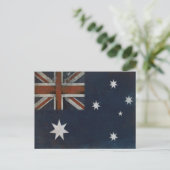 Carte postale avec drapeau d'Australie (Debout devant)