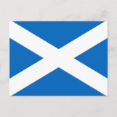 Carte postale avec Drapeau de l'Écosse (Devant)
