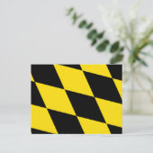 Carte postale avec Drapeau de Munich, Allemagne (Debout devant)