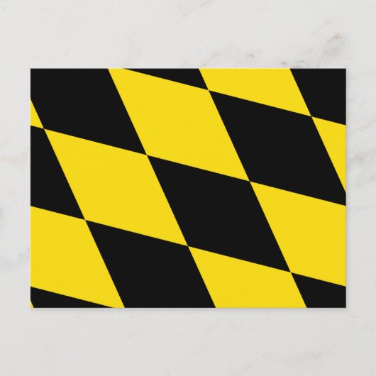 Carte postale avec Drapeau de Munich, Allemagne (Devant)