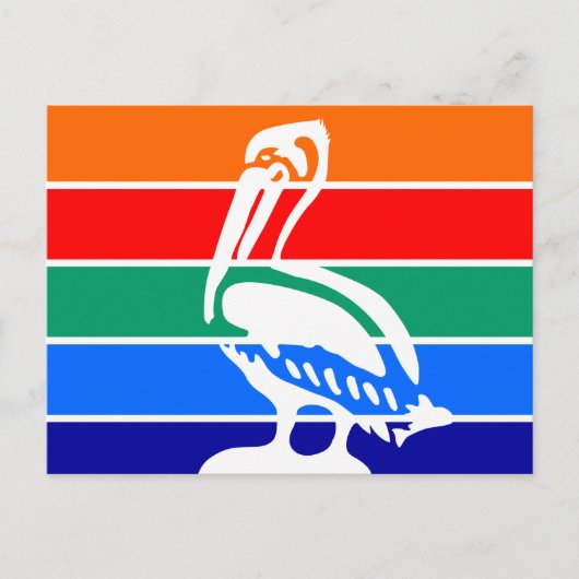 Carte postale avec Drapeau de Saint-Pétersbourg (Devant)