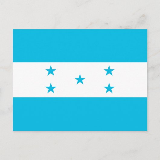 Carte postale avec Drapeau du Honduras (Devant)