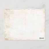 Carte postale avec drapeau Vintage du Royaume-Uni (Dos)