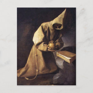 Carte Postale Avec Francisco de Zurbaran Peinture