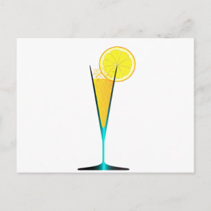 Carte Postale Avec Glace Et Citron