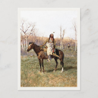 Carte Postale Avec Henry Farny Peinture