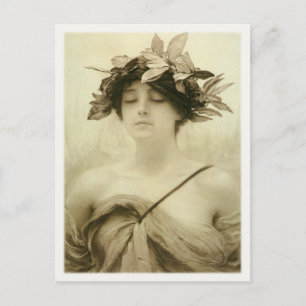 Carte Postale Avec Hubert von Herkomer Peinture