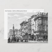 Carte postale avec image vintage de San Francisco (Devant / Derrière)