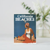 Carte postale avec impression en Californie Vintag (Debout devant)