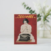 Carte postale avec imprimé Vintage Ad en Italie (Debout devant)