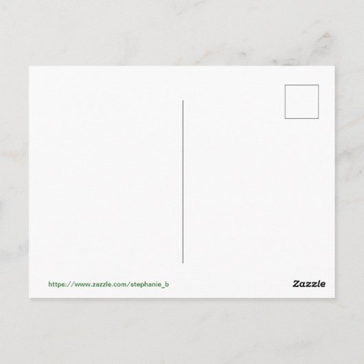 Carte postale avec Irish Blessing (Dos)