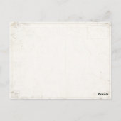 Carte Postale Avec Johannes Vermeer Peinture (Dos)