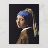 Carte Postale Avec Johannes Vermeer Peinture (Devant)