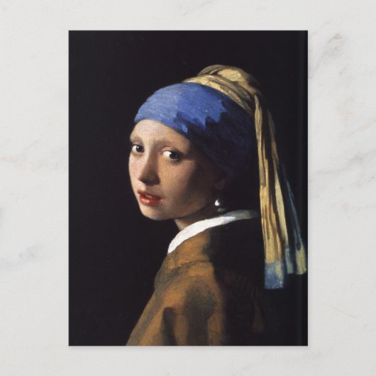 Carte Postale Avec Johannes Vermeer Peinture (Devant)