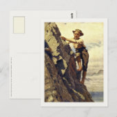 Carte Postale Avec John George Peinture Brown (Devant / Derrière)