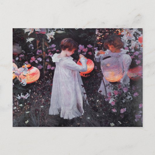 Carte Postale Avec John Singer Sargent Peinture (Devant)