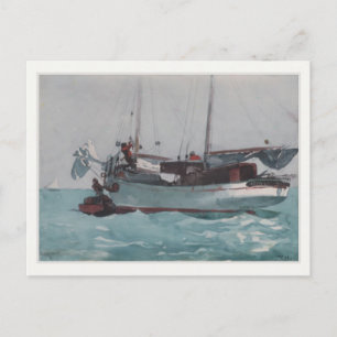 Carte postale avec la peinture de Winslow Homer