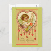 Carte Postale Avec l'amour (Devant / Derrière)