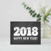 Carte postale avec le texte de 2018 sur le (Debout devant)