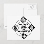 Carte postale avec logo PCGMN (Devant / Derrière)