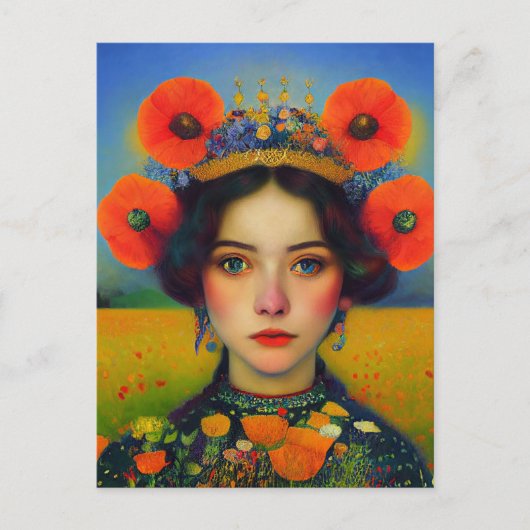 Carte postale avec l'Ukraine (Devant)