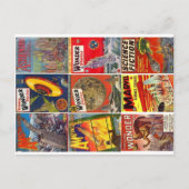 Carte postale avec neuf couvertures classiques de (Devant)