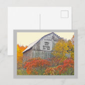 CARTE POSTALE AVEC PANNEAU JOYEUX ANNIVERSAIRE SUR (Devant / Derrière)