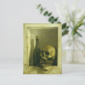 Carte Postale Avec Peinture Crâne (Debout devant)