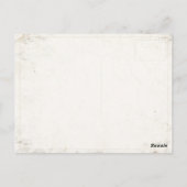 Carte postale avec peinture de John Collier (Dos)