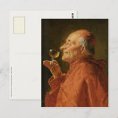 Carte Postale Avec Peinture Eduard Grutzner (Devant / Derrière)
