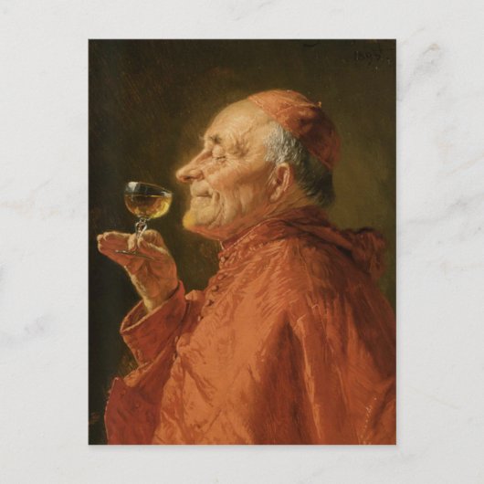 Carte Postale Avec Peinture Eduard Grutzner (Devant)