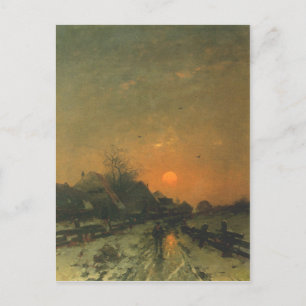 Carte Postale Avec Peinture Heinz Flockenhaus