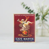 Carte Postale Avec Poster Annonce Vintage (Debout devant)