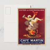 Carte Postale Avec Poster Annonce Vintage (Devant / Derrière)