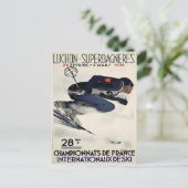 Carte postale avec Poster de ski Cool de France (Debout devant)