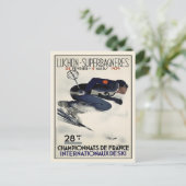 Carte postale avec Poster de ski Cool de France (Debout devant)