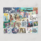 Carte postale avec potage avec personnes (Devant)