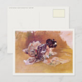 Carte Postale Avec Robert Frederick Blum Peinture (Devant / Derrière)