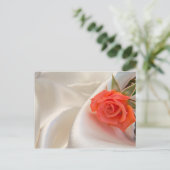 Carte postale avec rose (Debout devant)