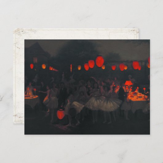 Carte postale avec Thomas Cooper Gotch Peinture (Devant / Derrière)