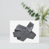 Carte postale avec tube en caoutchouc (Debout devant)