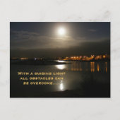 Carte Postale Avec un guide léger obstacles peut... (Devant)