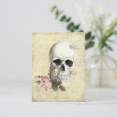 Carte Postale Avec un rose entre mes dents (Debout devant)