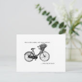 Carte postale avec une impression sarcastique et d (Debout devant)